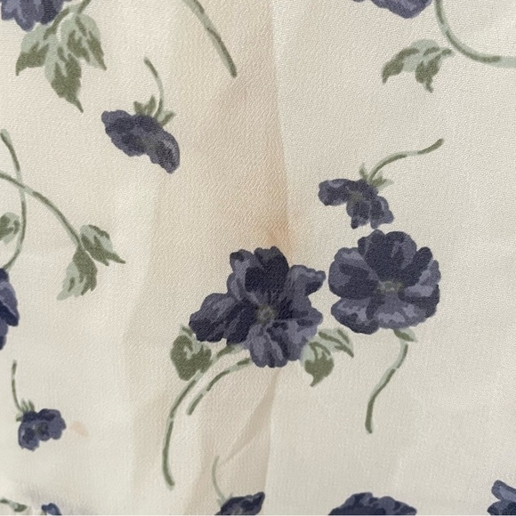 Reformation Emmie Midi Floral Dress in Blueberries - Picture 5 of 7